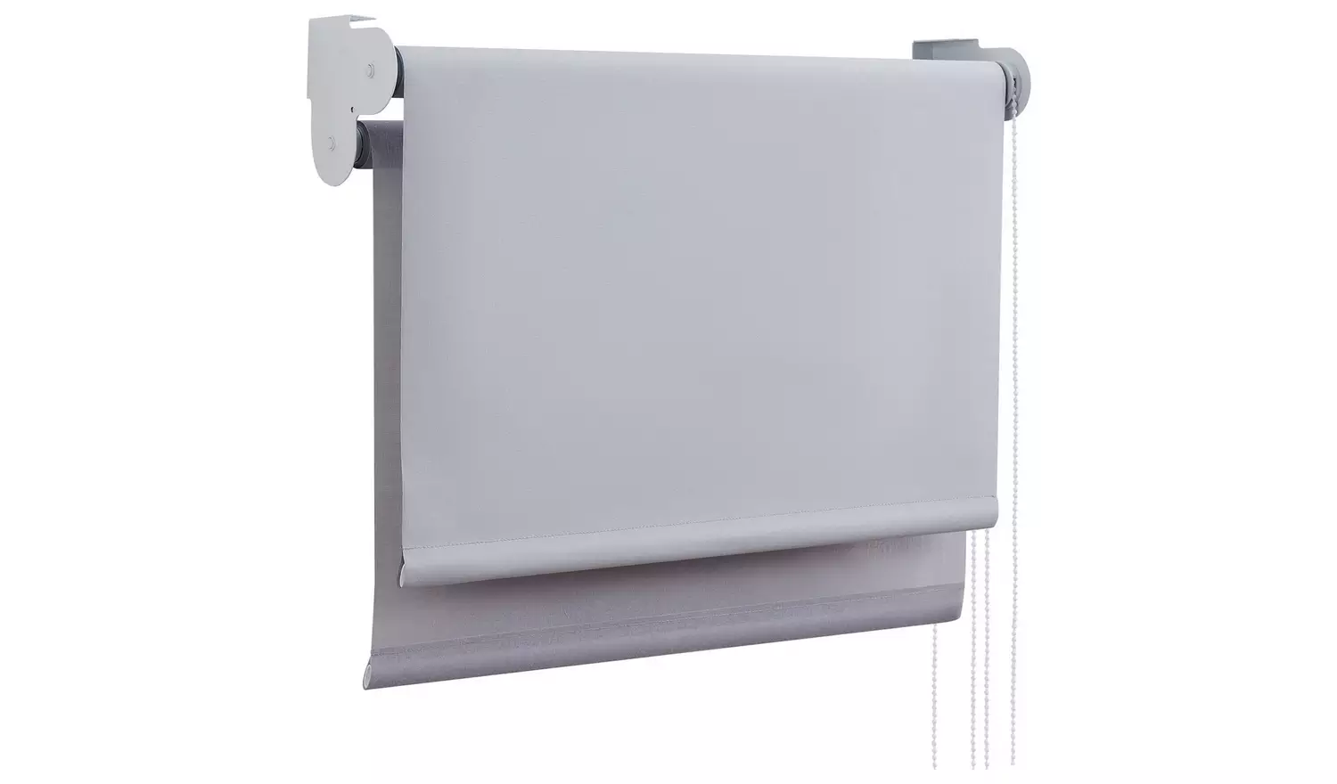 Little Black Book Blackout Double Grey Roller Blind - 140cm