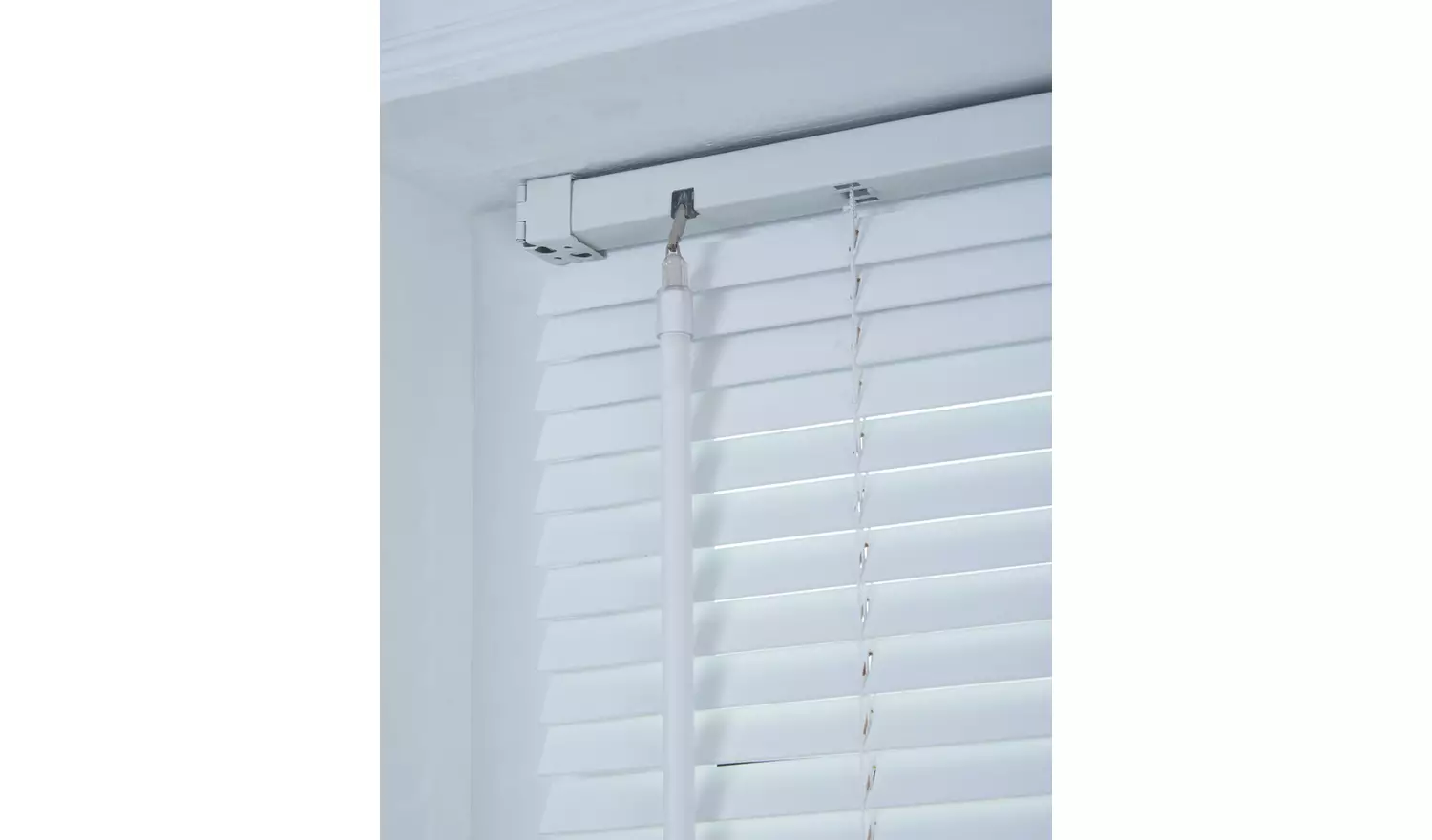 Little Black Book Basswood White Venetian Blind - 130cm