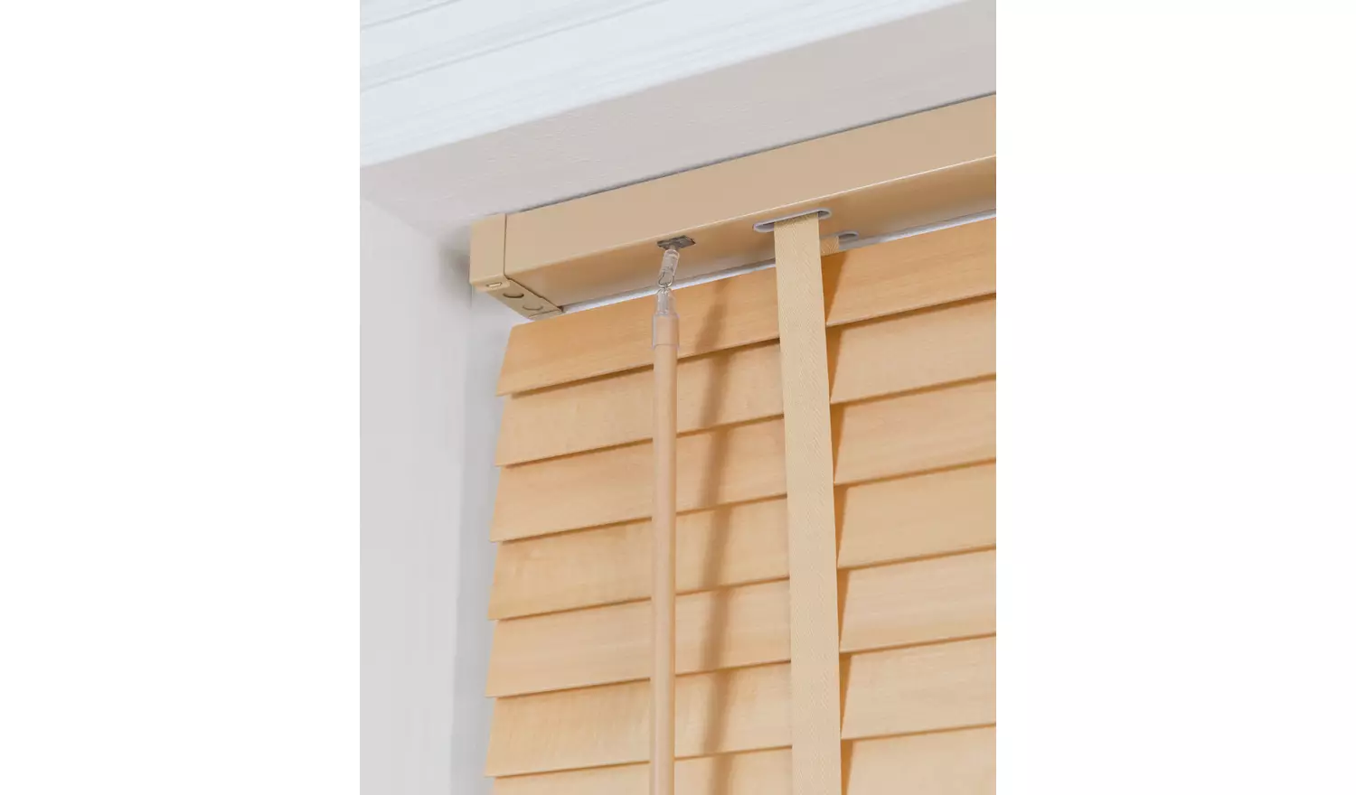 Little Black Book Basswood Natural Venetian Blind - 100cm
