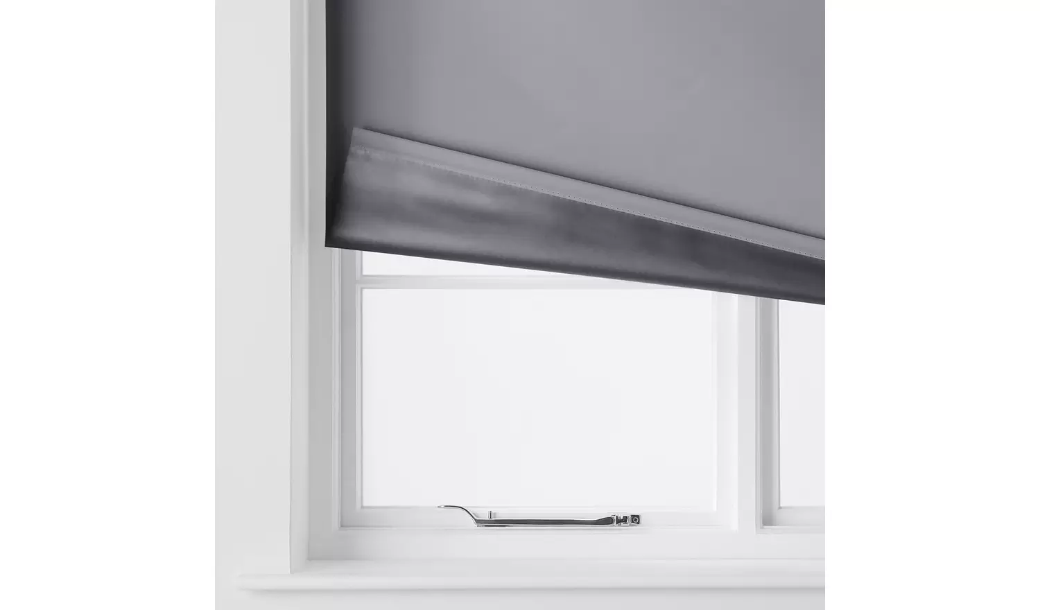 Argos Home Blackout Slate Grey Roller Blind - 150cm