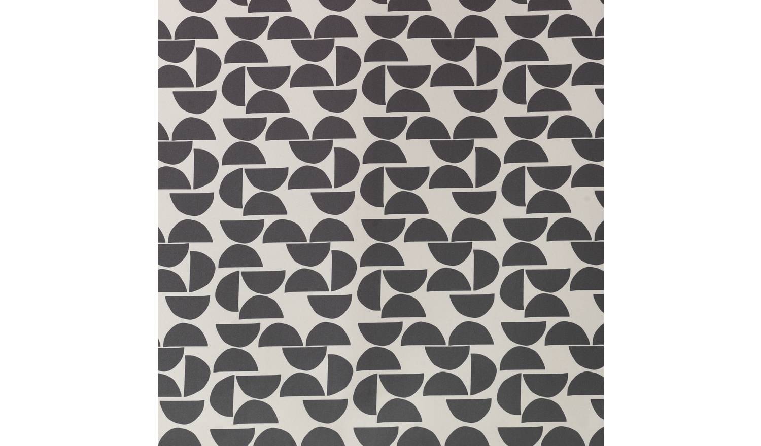 Habitat Geometric Blackout Black Roller Blind - 120cm