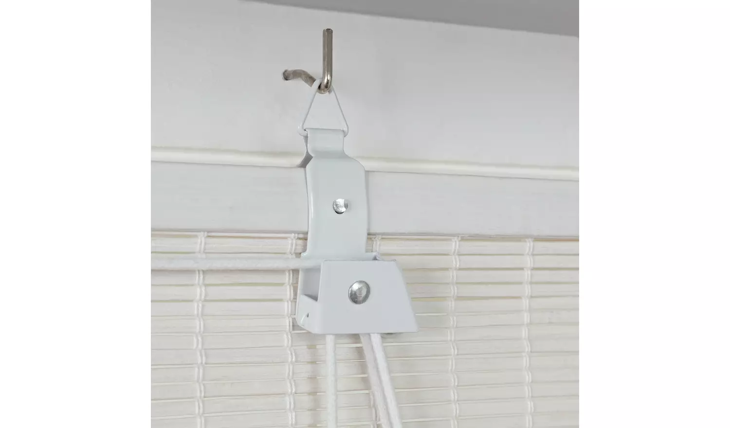 Habitat Bamboo White Roller Blind - 180cm