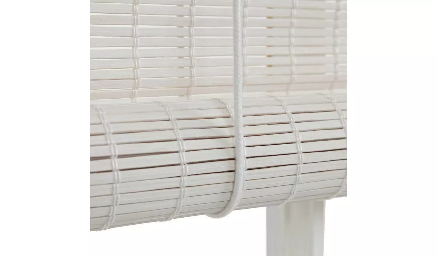 Habitat Bamboo White Roller Blind - 180cm