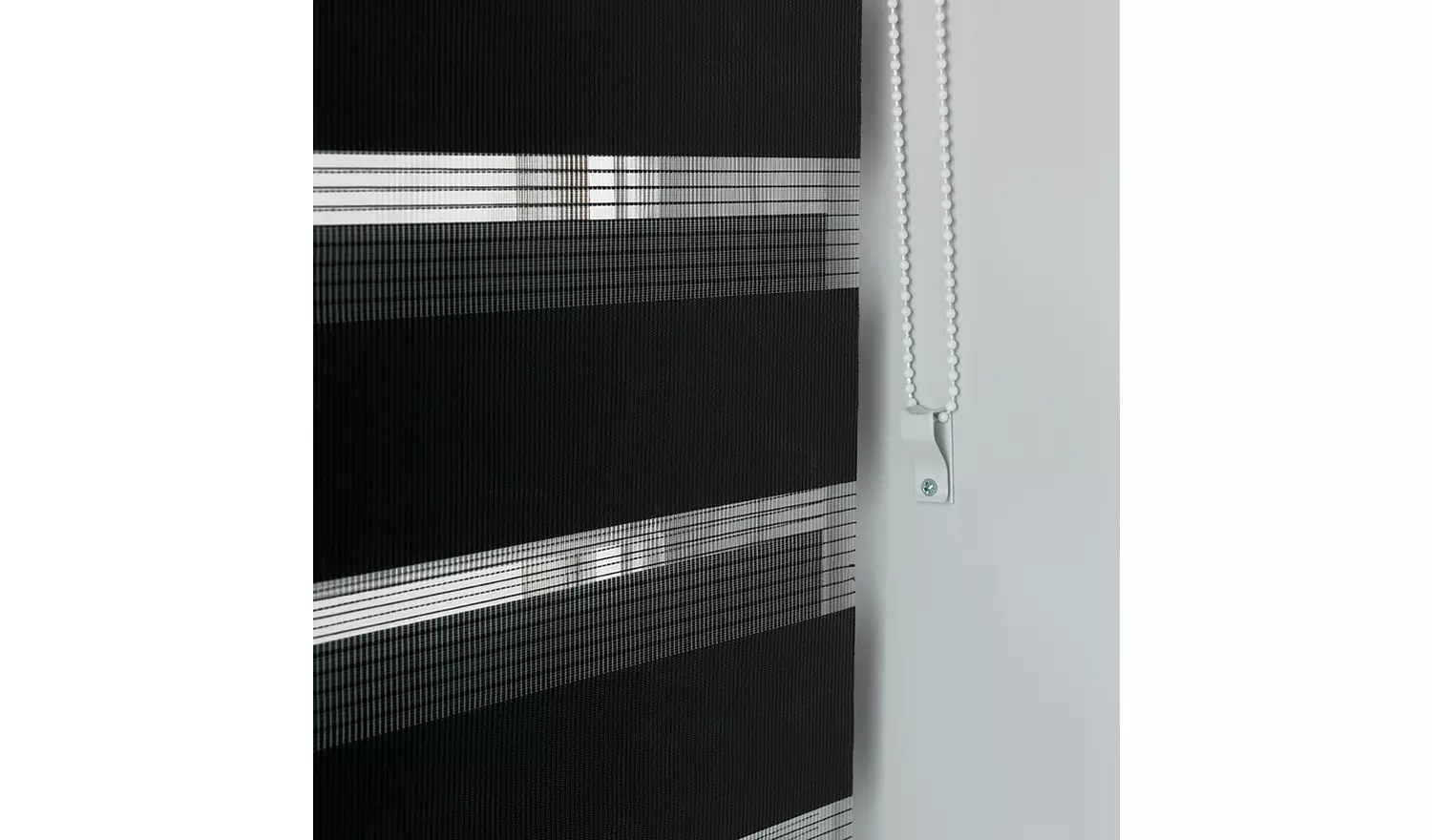 Habitat Day and Night Black Roller Blind - 150cm