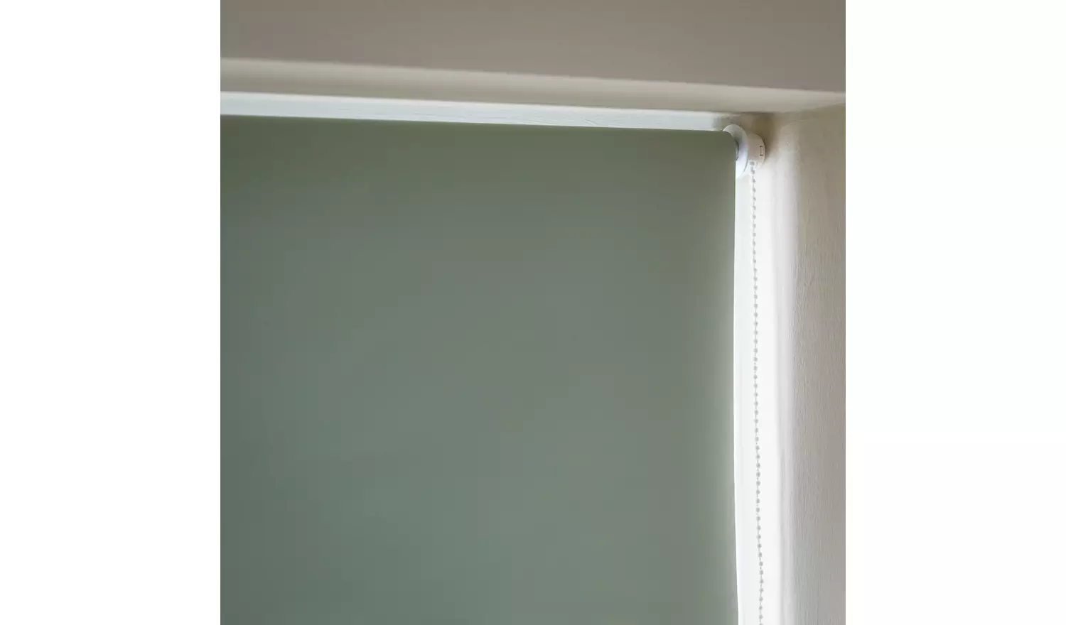 Argos Home Blackout Sage Green Roller Blind - 120cm