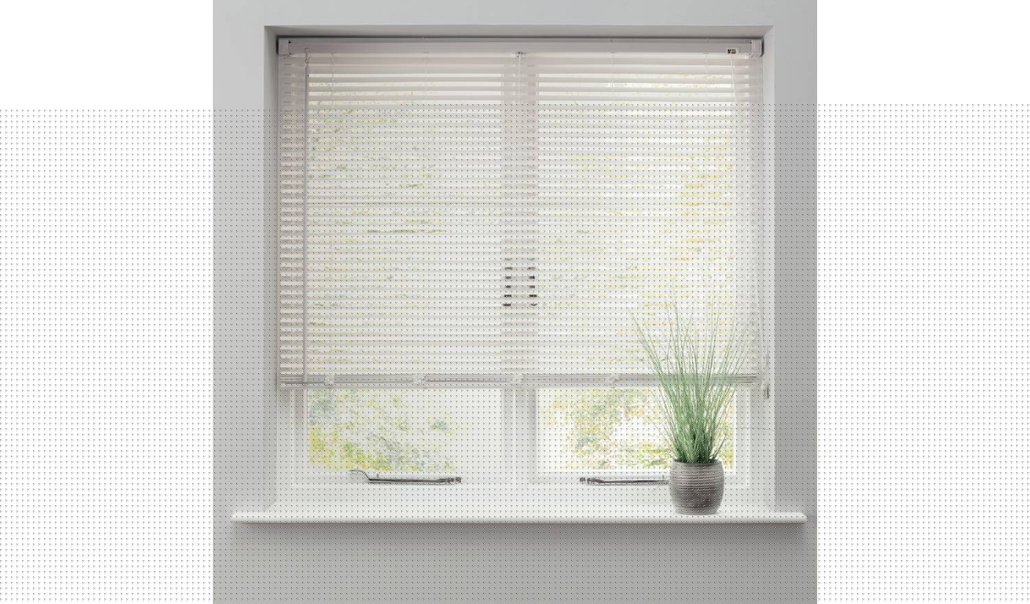 Argos Home Plastic Super White Venetian Blind - 90cm