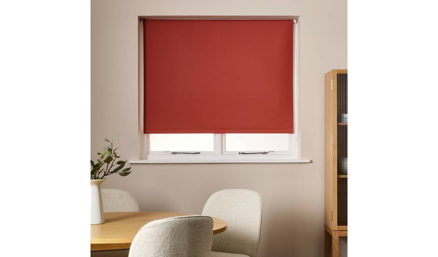 Habitat Blackout Cinnamon Roller Blind - 120cm