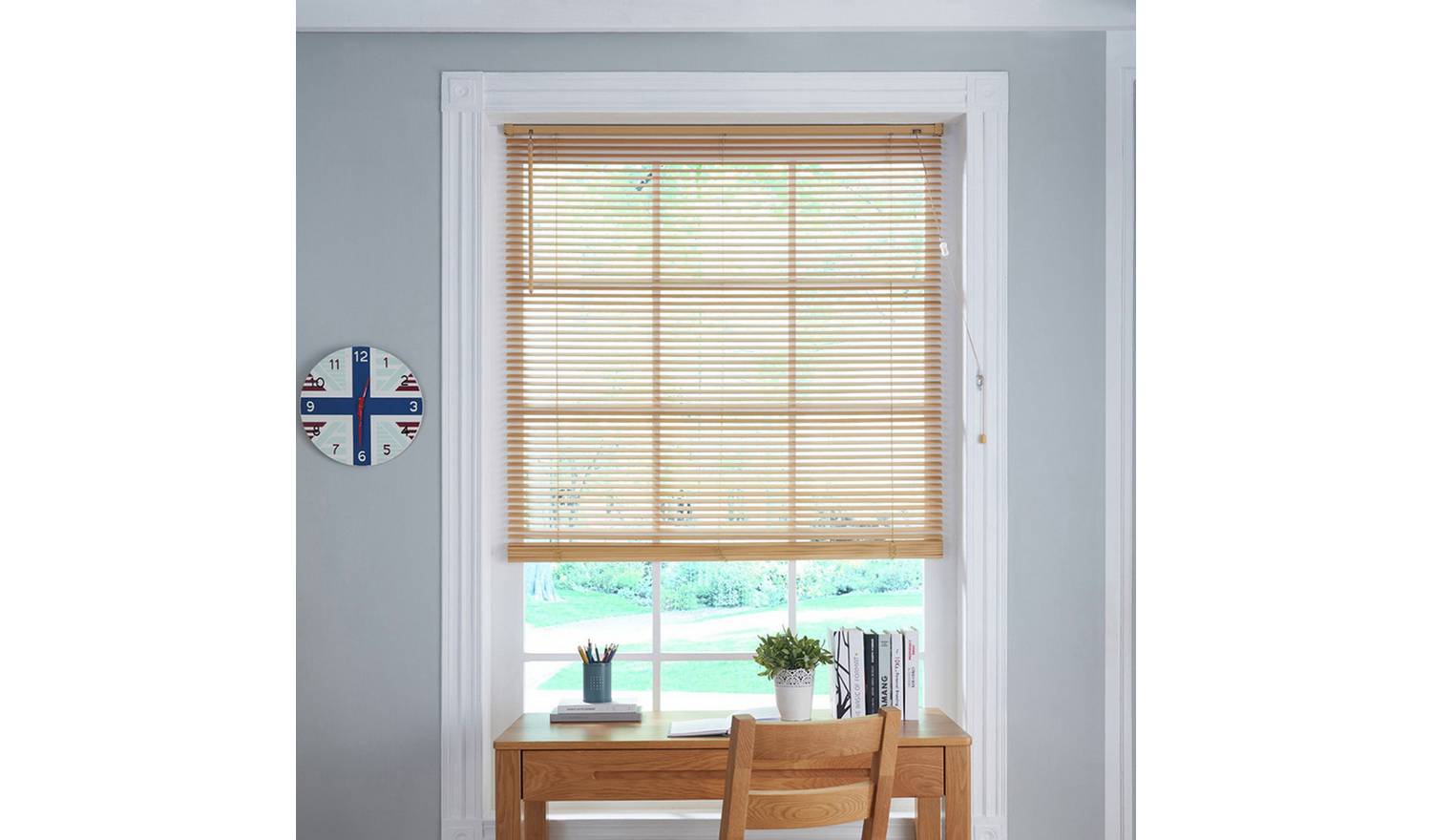 Little Black Book Basswood Natural Venetian Blind - 90cm
