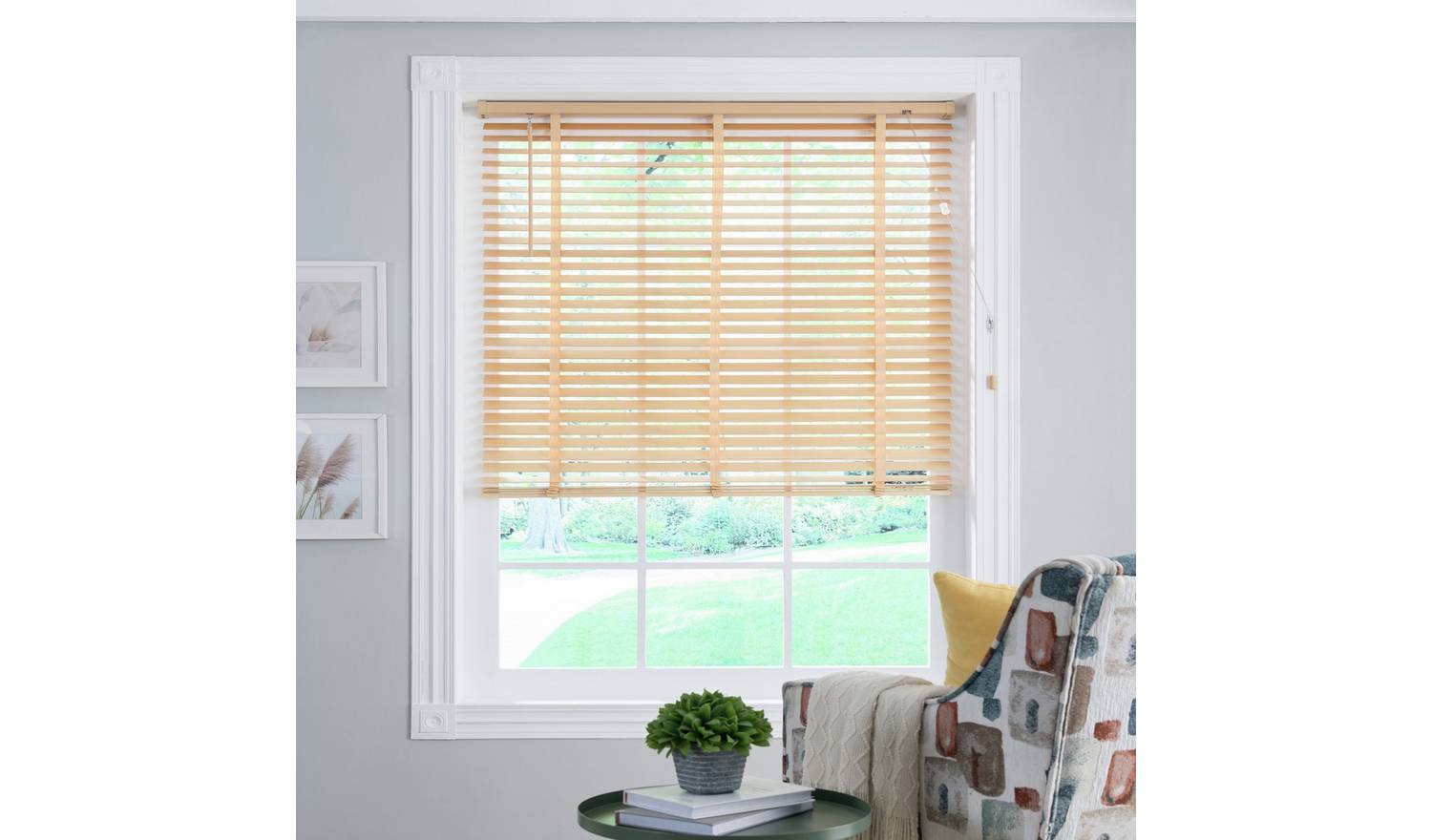 Little Black Book Basswood Natural Venetian Blind - 180cm