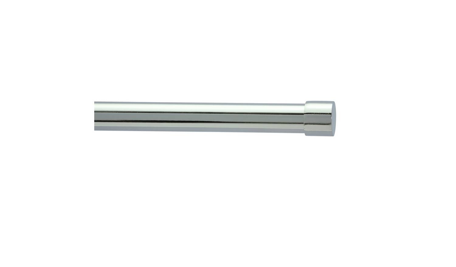 Argos Home Chrome Extendable Curtain Pole - 165cm - 300cm