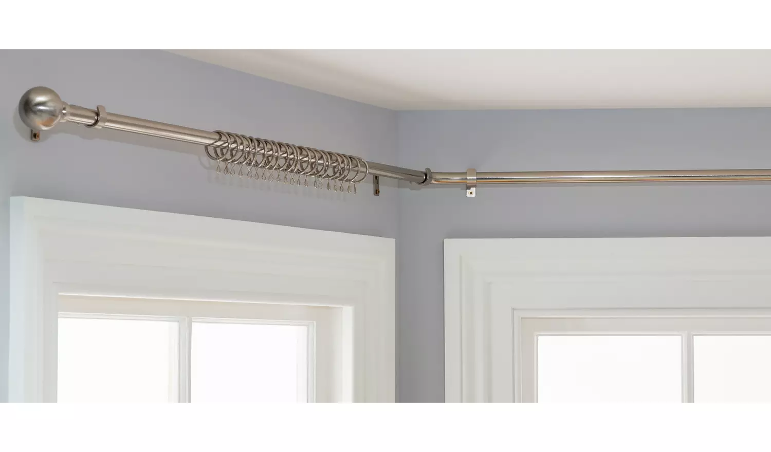 Argos Home Steel Bay Window Pole - 400cm