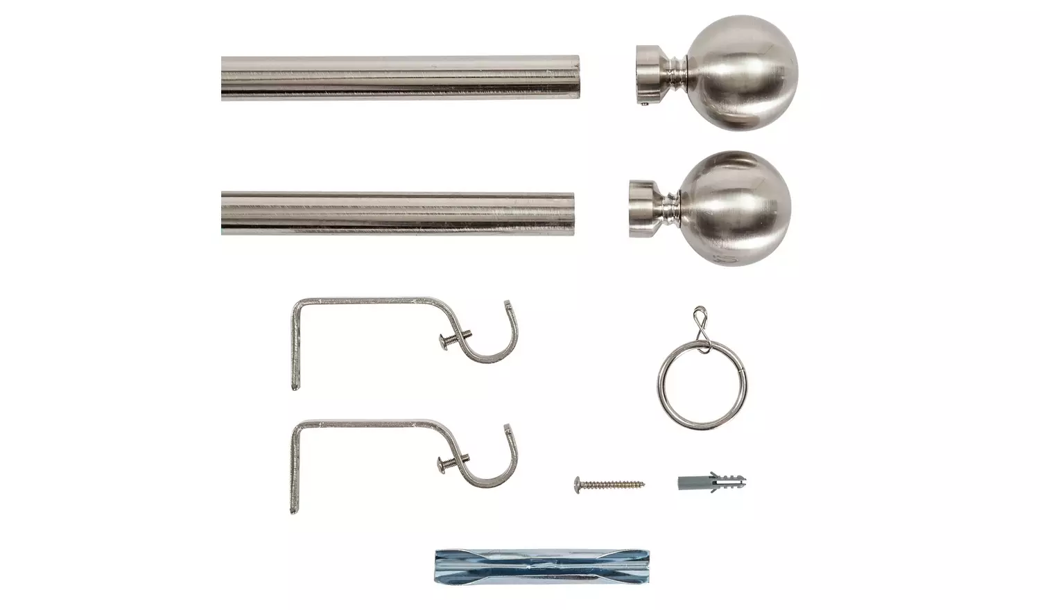 Argos Home Steel Bay Window Pole - 400cm