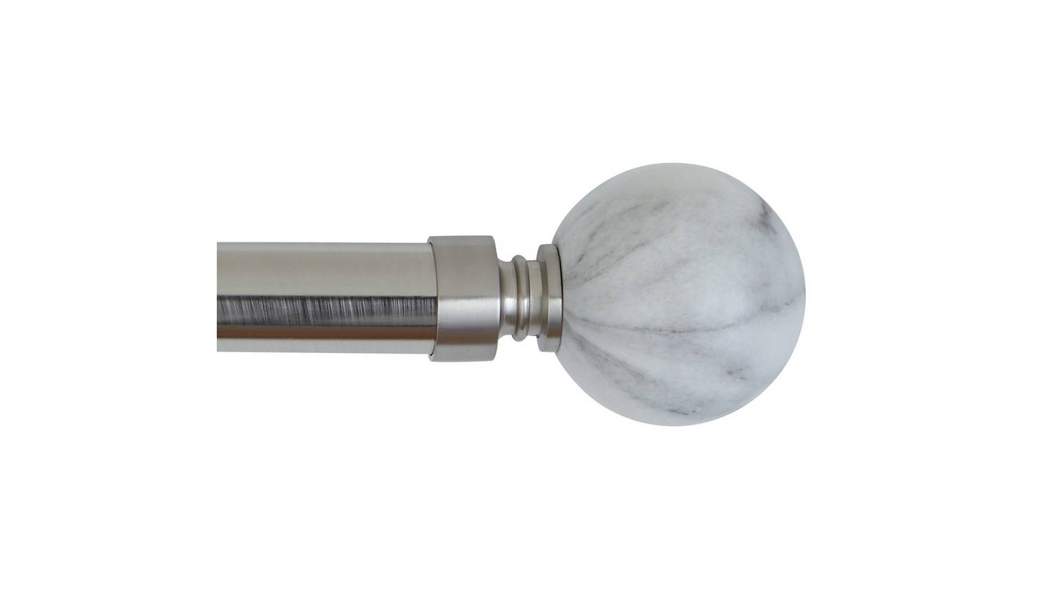 Argos Home Marble Extendable Curtain Pole - 110cm - 300cm