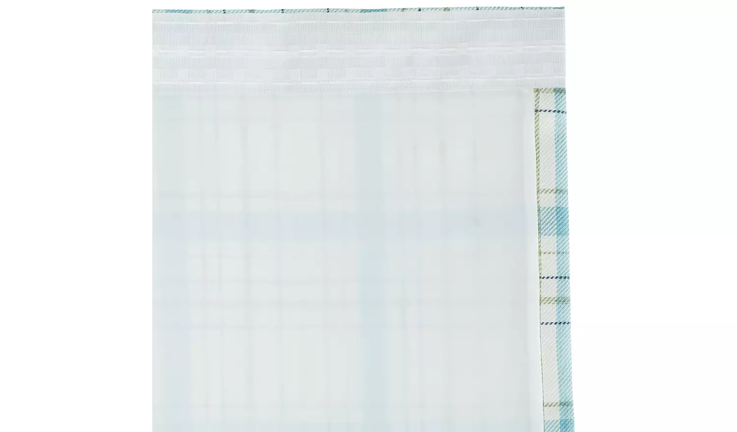 Habitat Classic Check Fully Lined Pencil Pleat Curtains-Blue