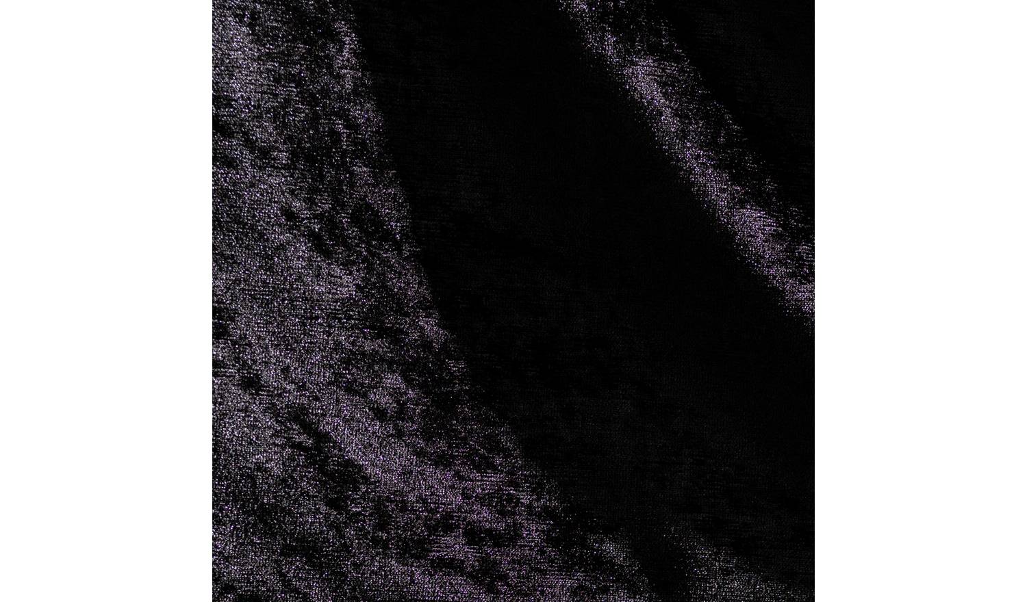 Argos Home Crushed Velvet Fully Lined Eyelet Curtains -Black