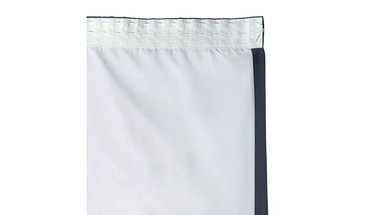 Habitat Linen Look Blackout Pencil Pleat Curtains -Navy