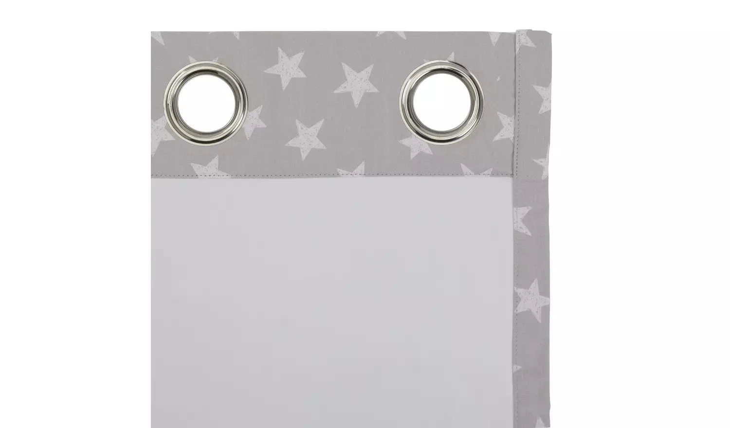 Habitat Kids Star Blackout Eyelet Curtain - Grey