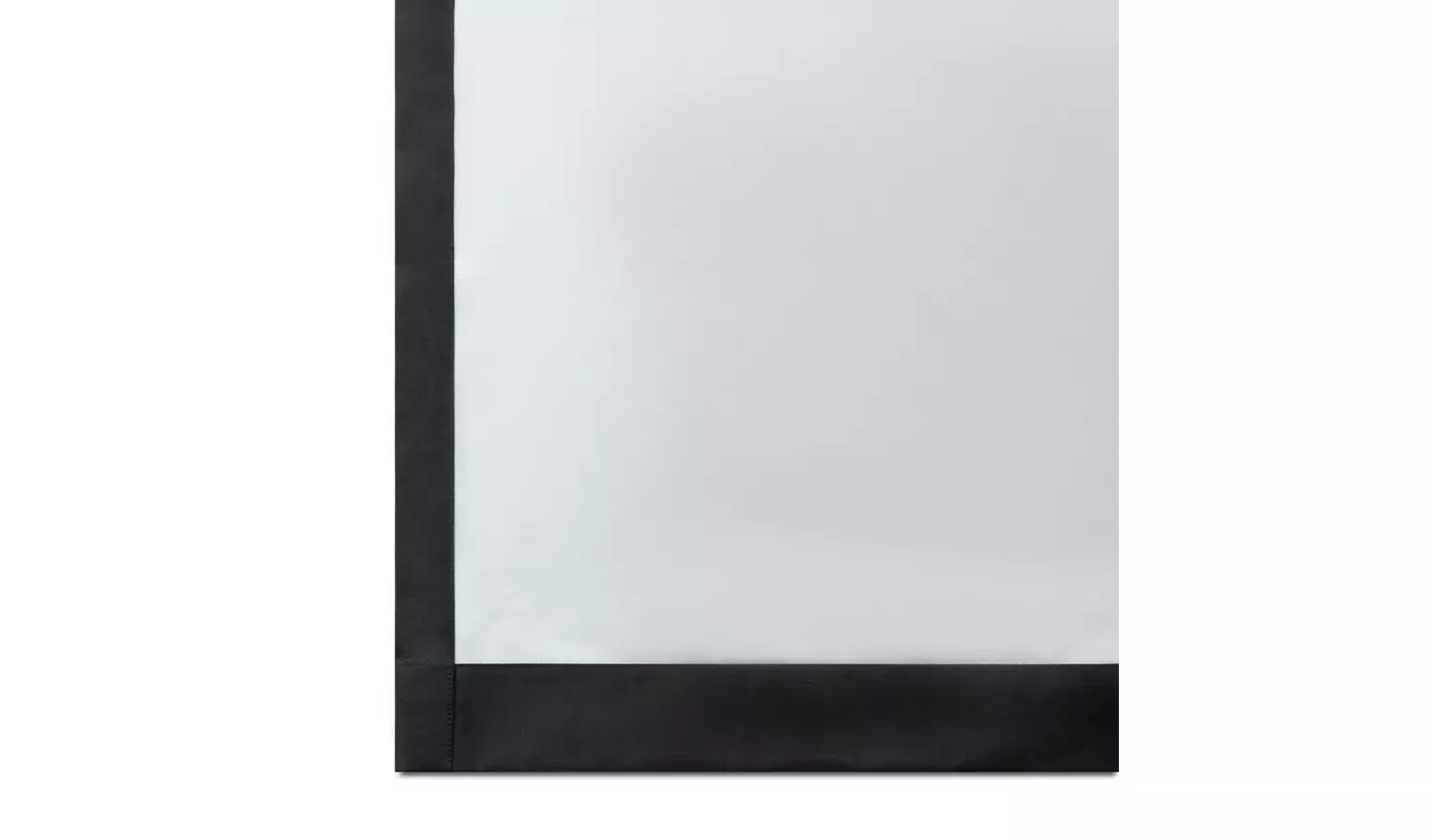 Habitat Blackout Plain Pencil Pleat Curtains -Black