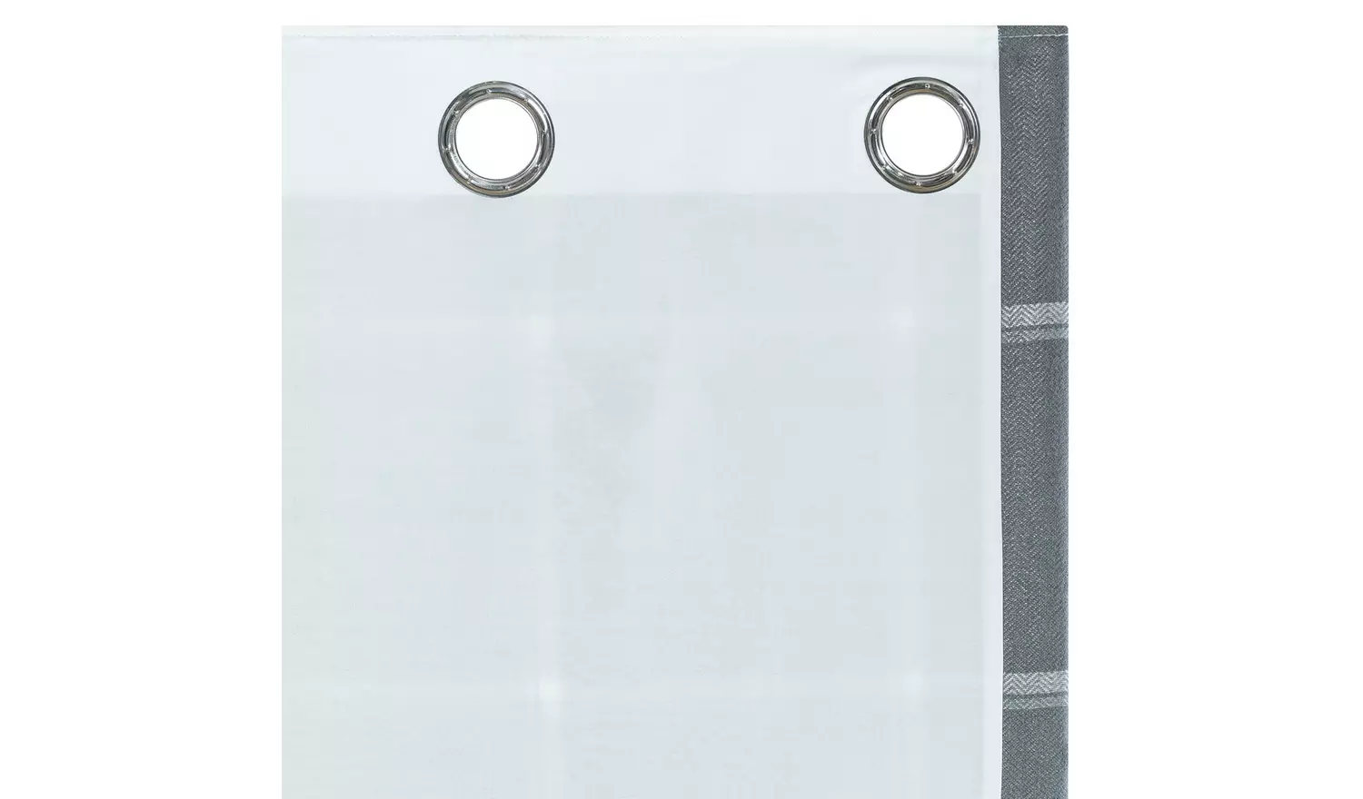 Habitat Square Check Fully Lined Eyelet Curtains - Grey