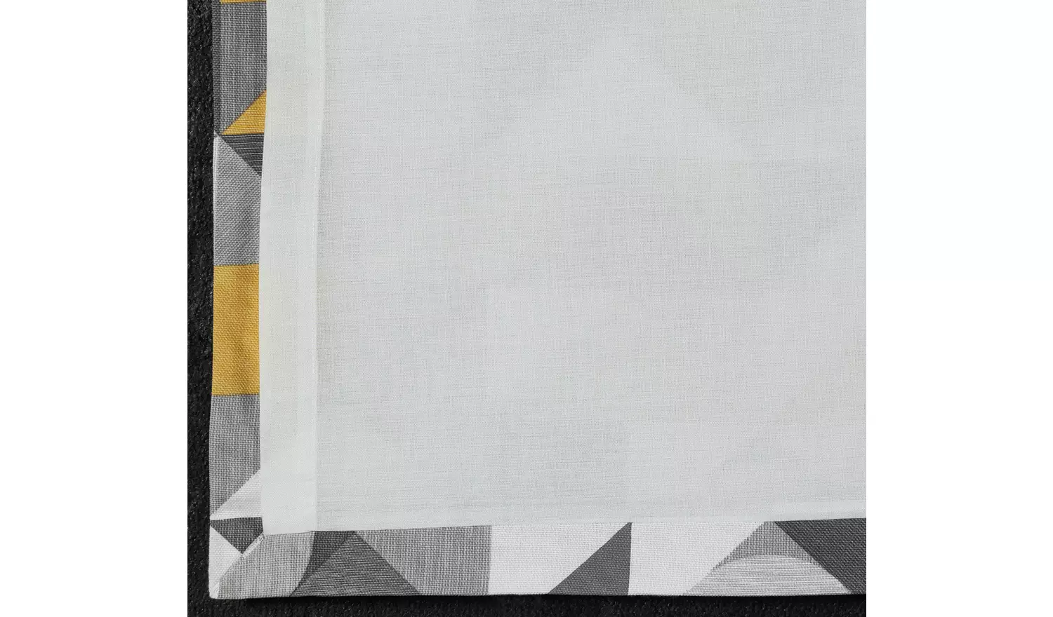 Habitat Loft Living Geo Fully Lined Eyelet Curtains -Natural