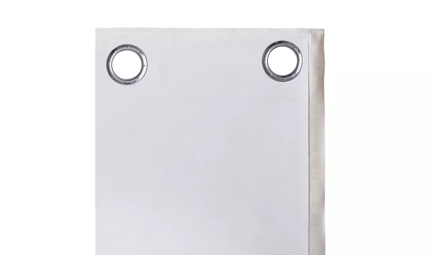 Habitat Faux Silk Fully Lined Eyelet Curtains - Champagne