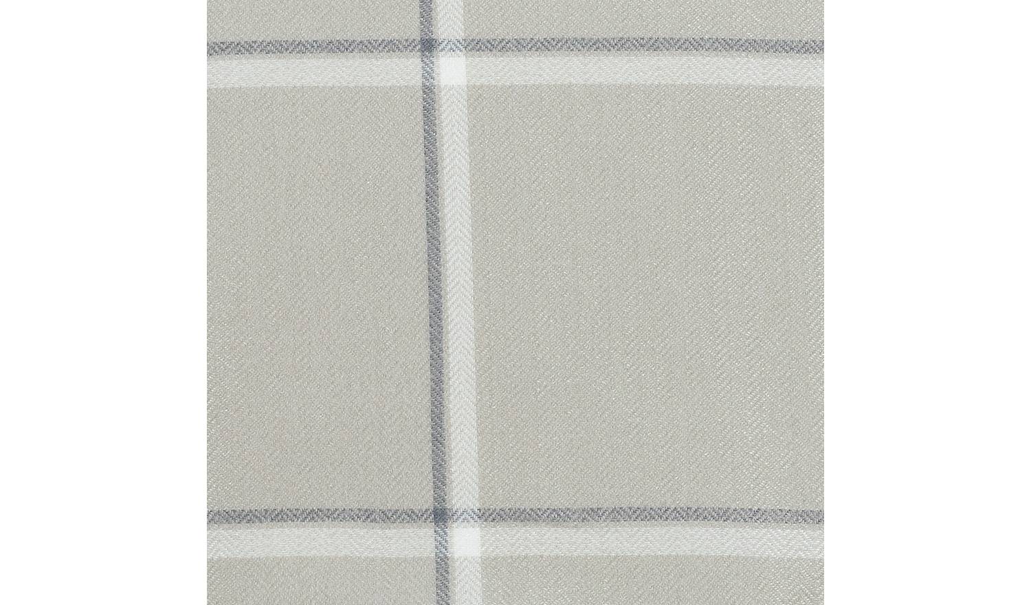 Habitat Square Check Fully Lined Eyelet Curtains - Natural