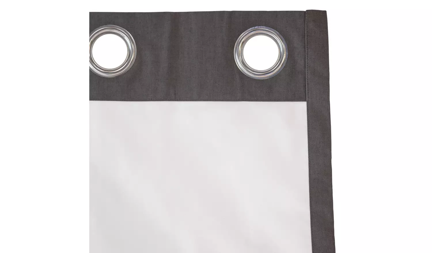 Habitat Plain Blackout Eyelet Curtains - Charcoal