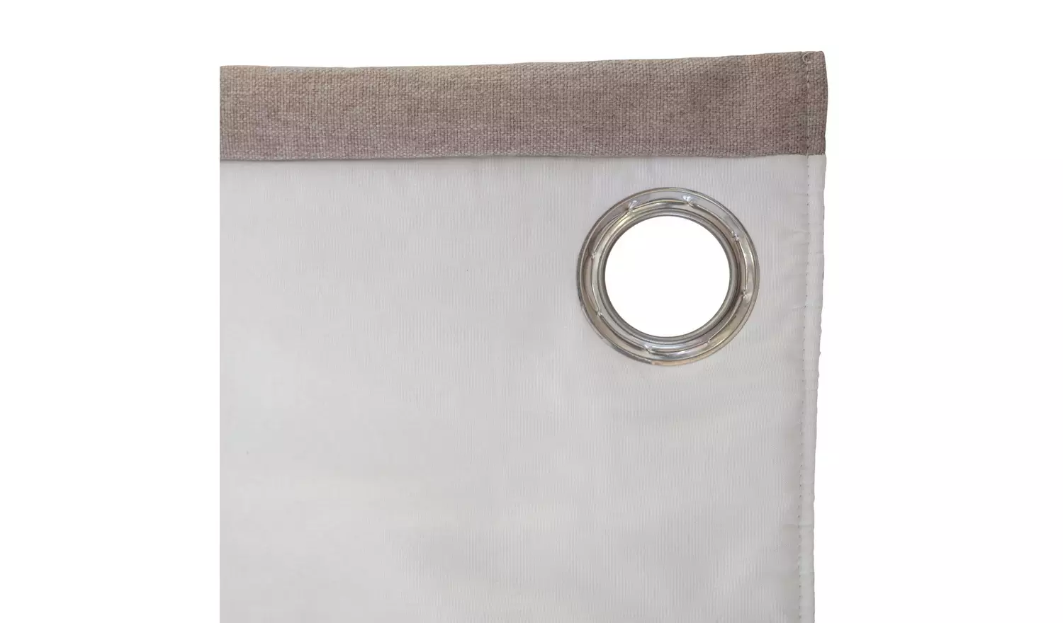 Habitat Brushed Thermal Eyelet Curtains - Oatmeal