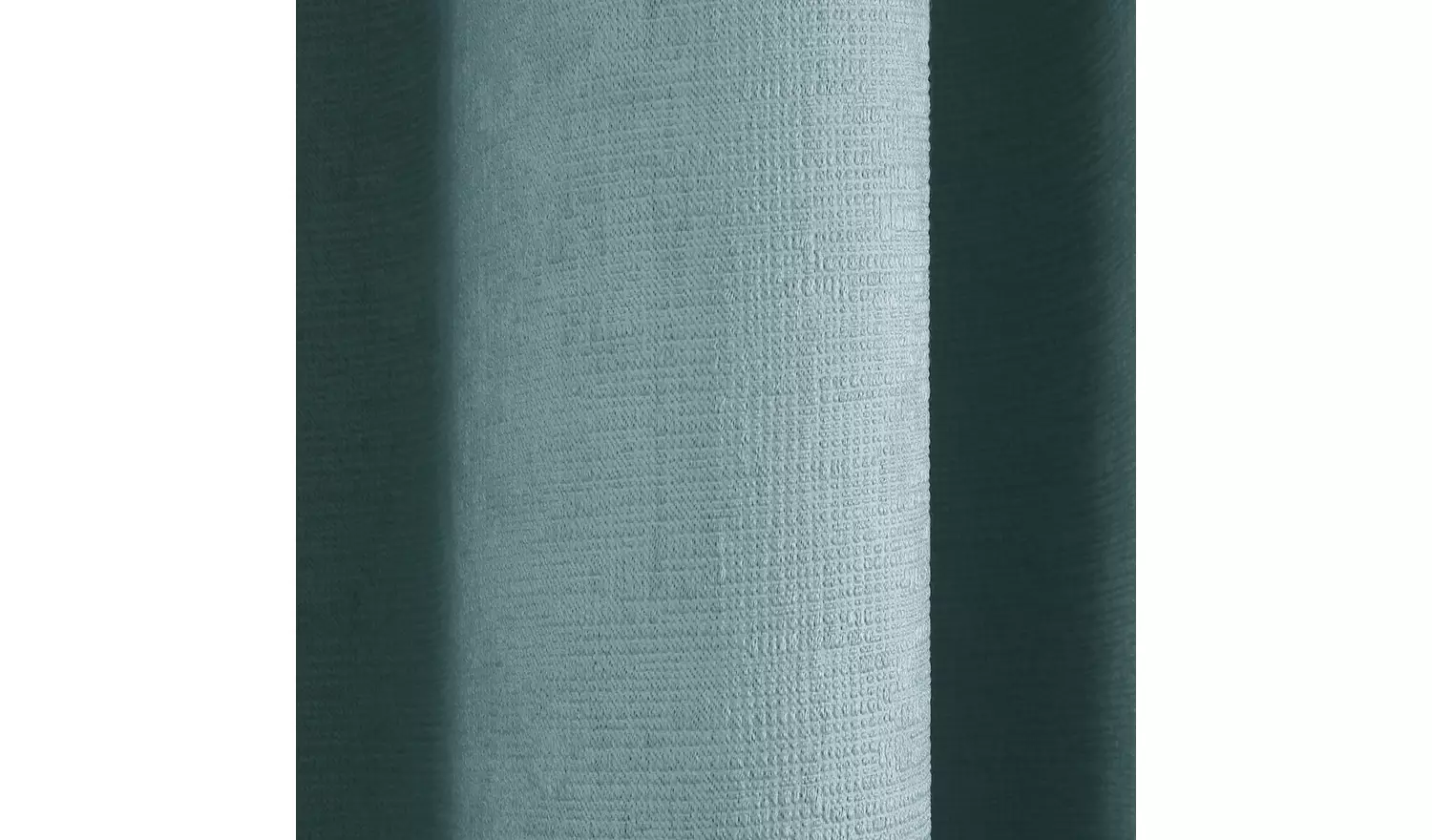 Fusion Strata Dim Out Woven Eyelet Curtains - Duck Egg