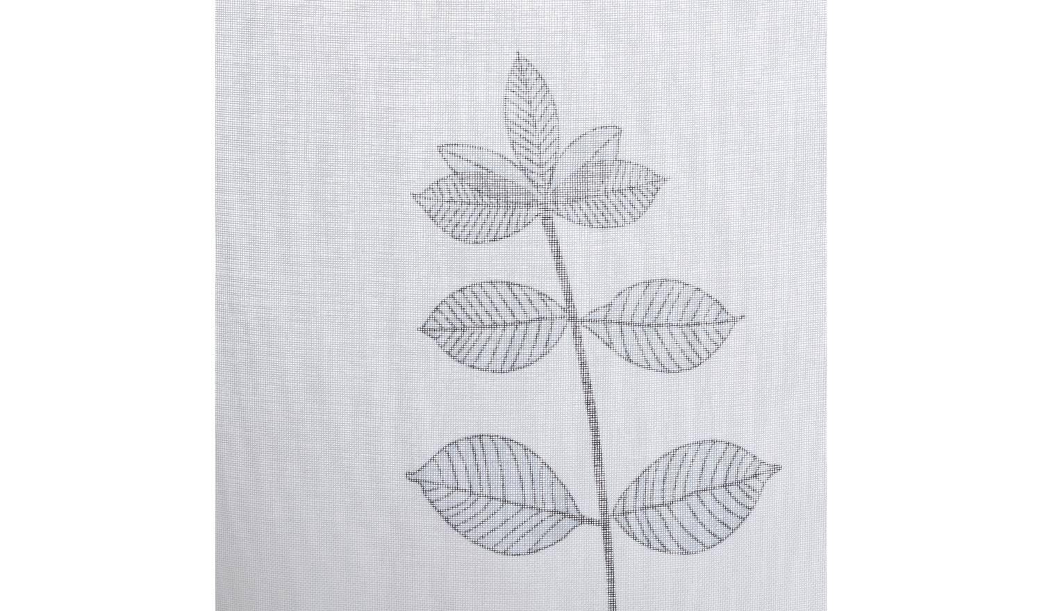 Argos Home Floral Pencil Pleat Voile Curtains Panel - White