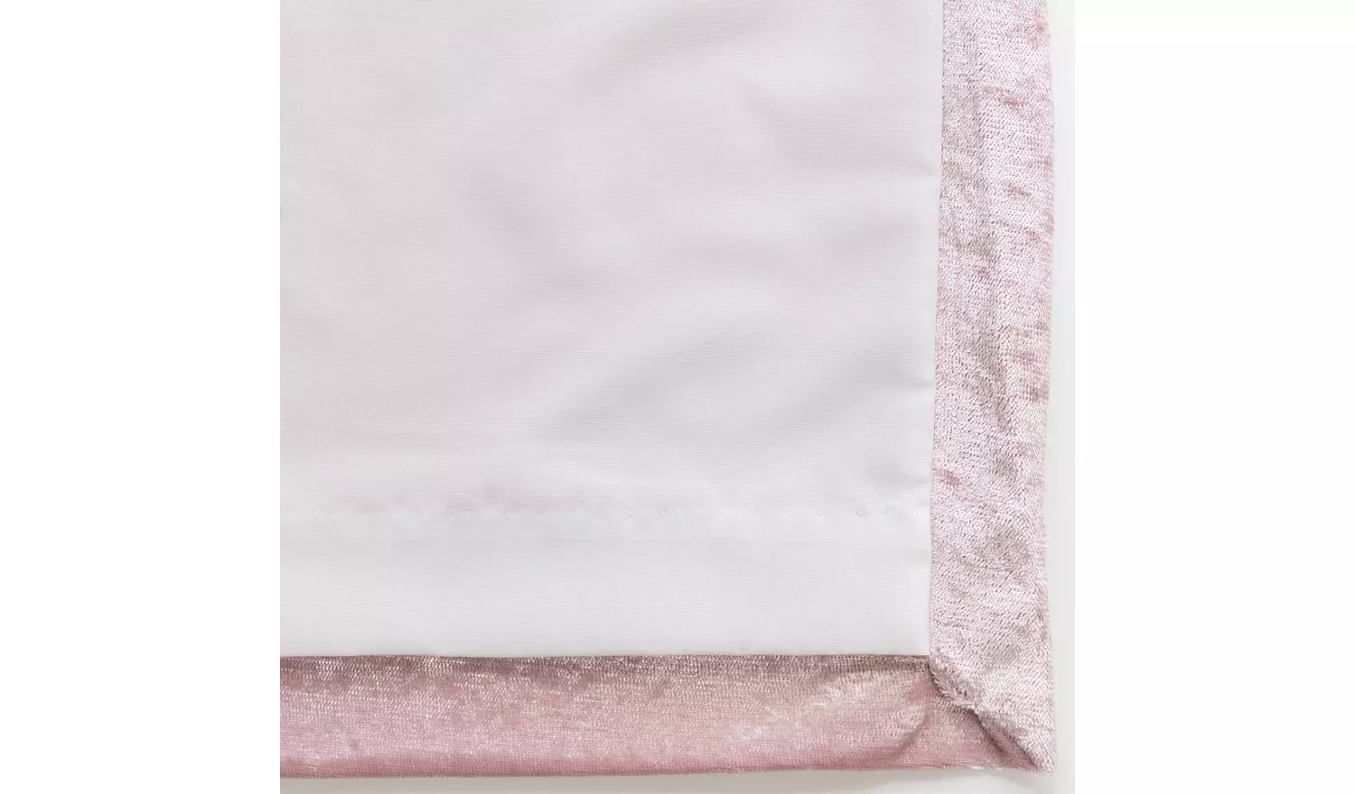 Argos Home Crushed Velvet Fully Lined Eyelet Curtains -Blush