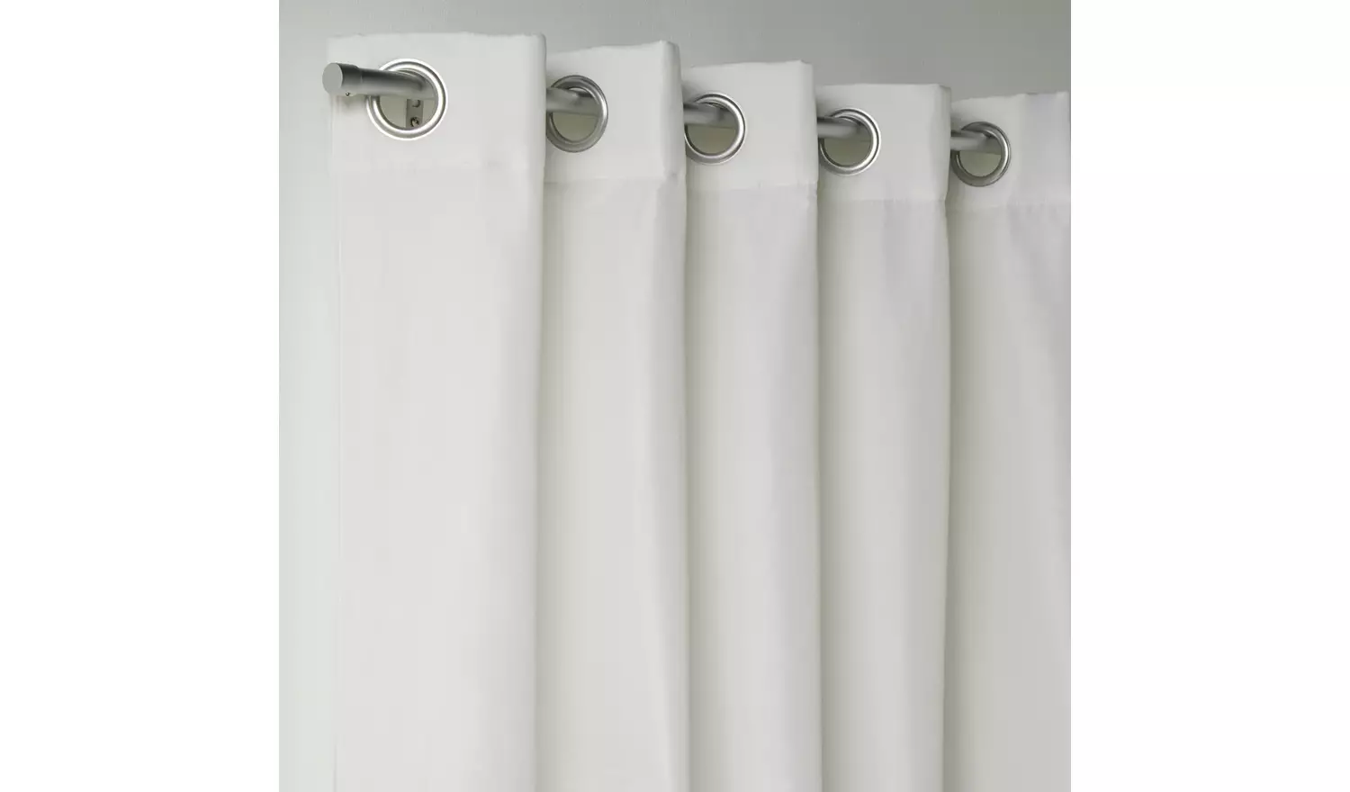 Argos Home Eyelet Thermal Curtain Linings - White