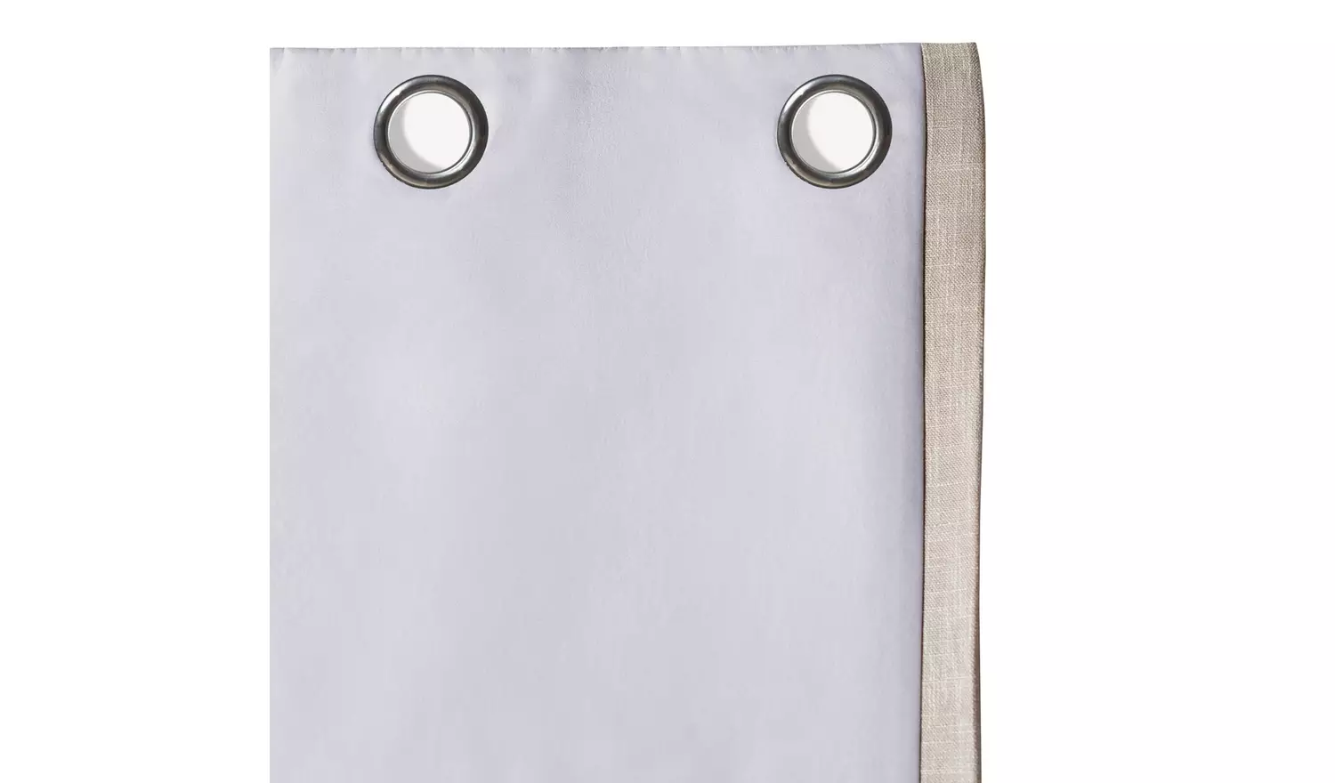 Habitat Linen Look Blackout Thermal Eyelet Curtains -Oatmeal