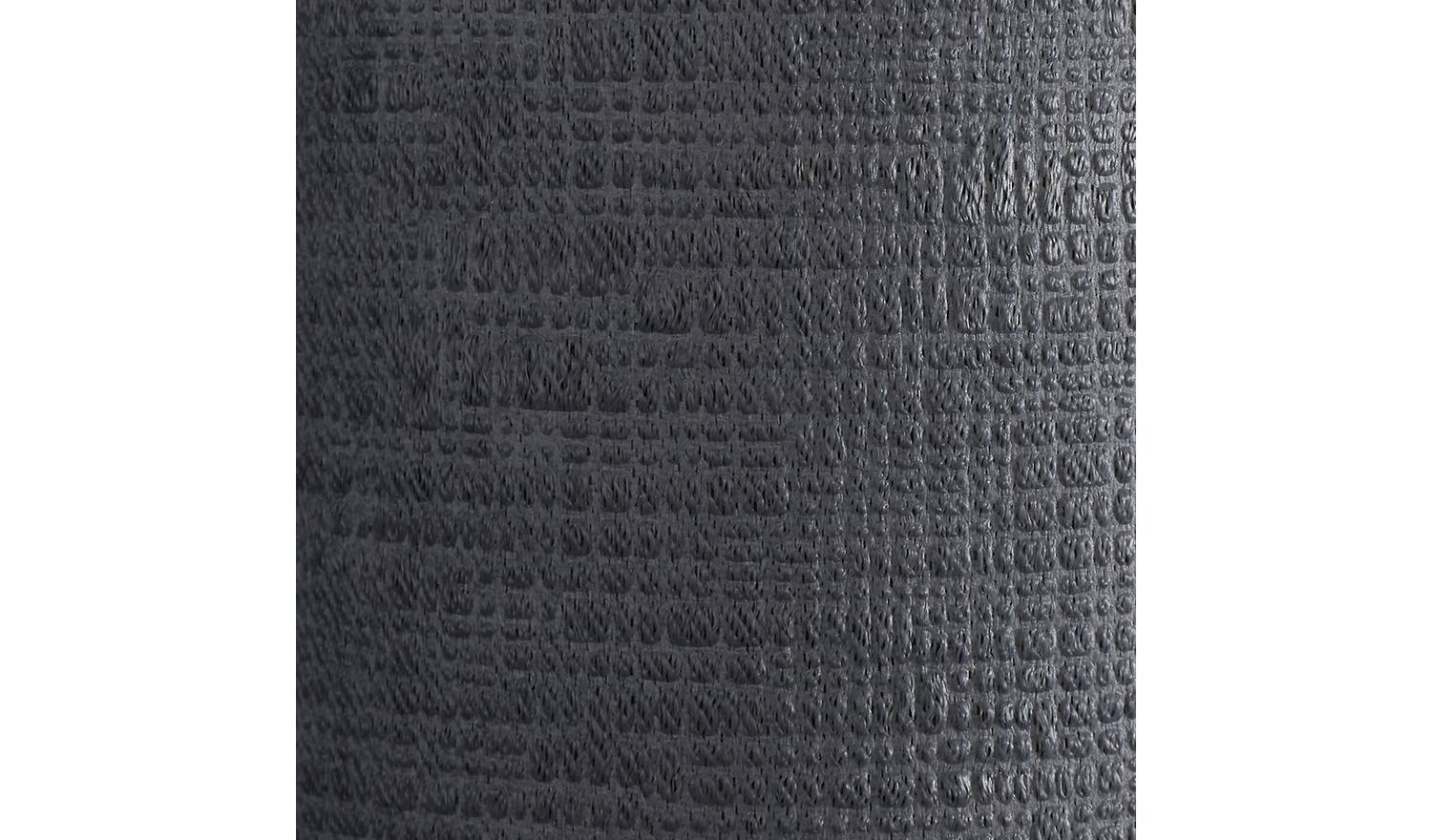 Fusion Strata Dim Out Woven Eyelet Curtains - Charcoal