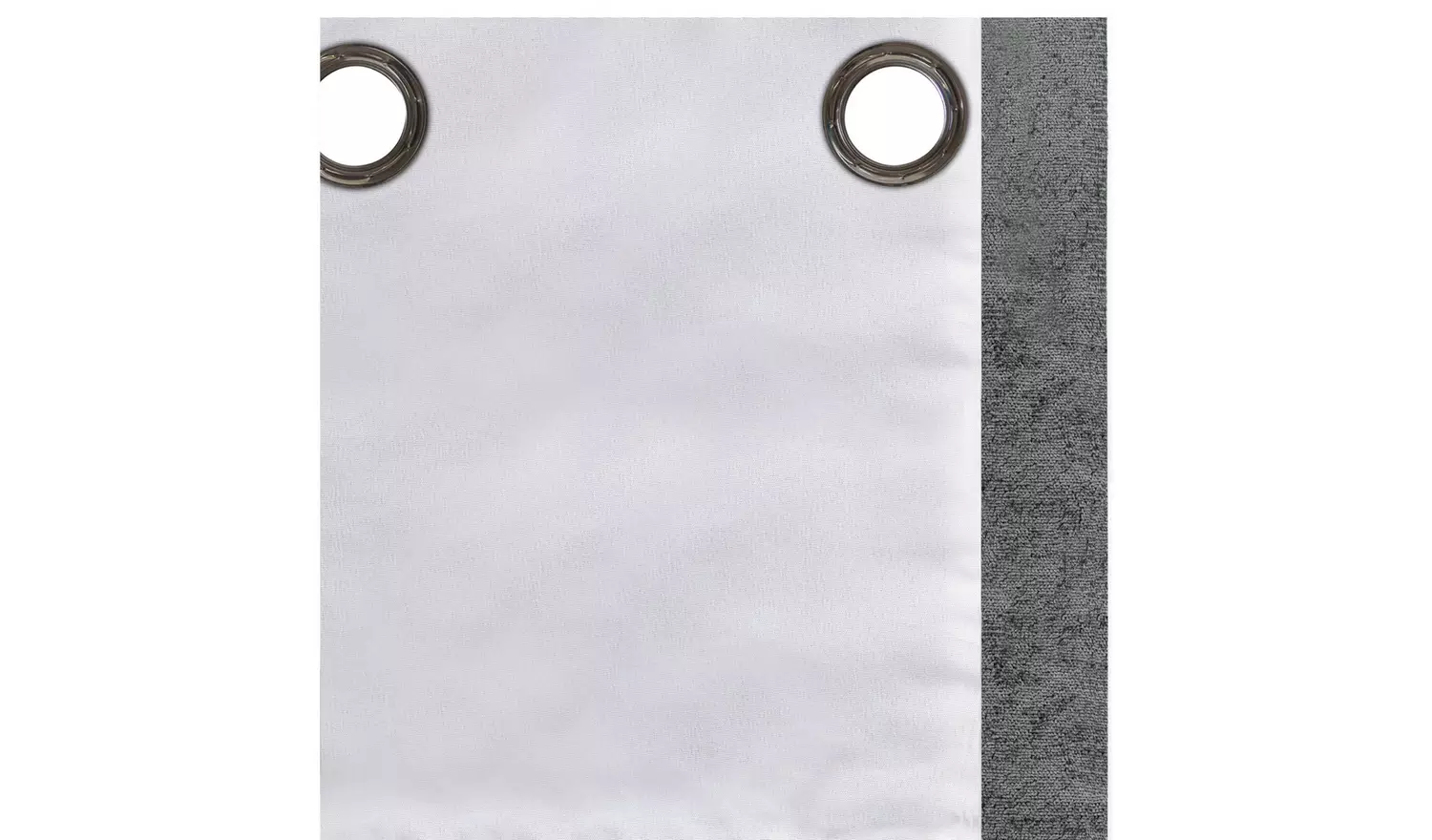 Argos Home Crushed VelvetLined Eyelet Curtains - Charcoal