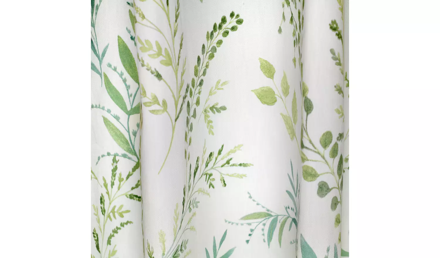 Fusion Fernworthy Fully Lined Eyelet Curtains - Green