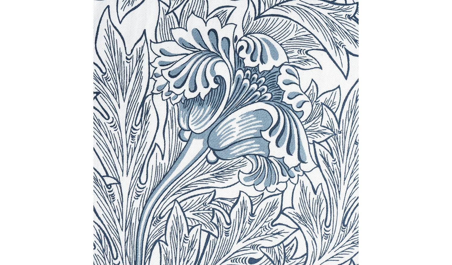 Habitat x Morris & Co. Tulip Toile Curtains 46x54 - Blue