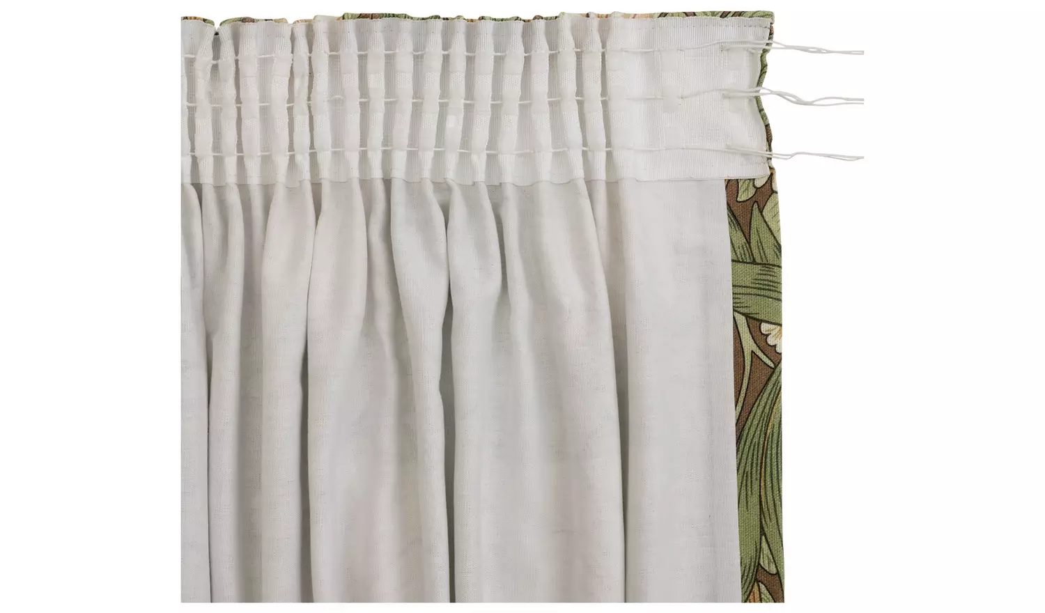 Habitat x Morris & Co. Pimpernel Curtains 46x54 - Green