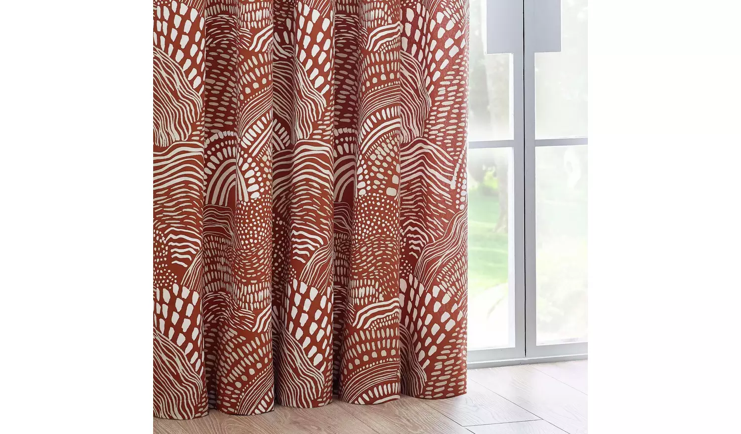 Hoem Nola Fully Lined Eyelet Curtains - 229x183cm