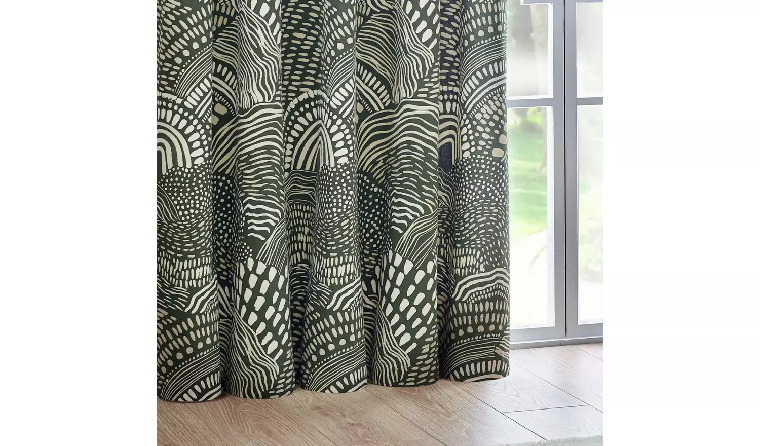 Hoem Nola Fully Lined Eyelet Curtains - 168x183cm