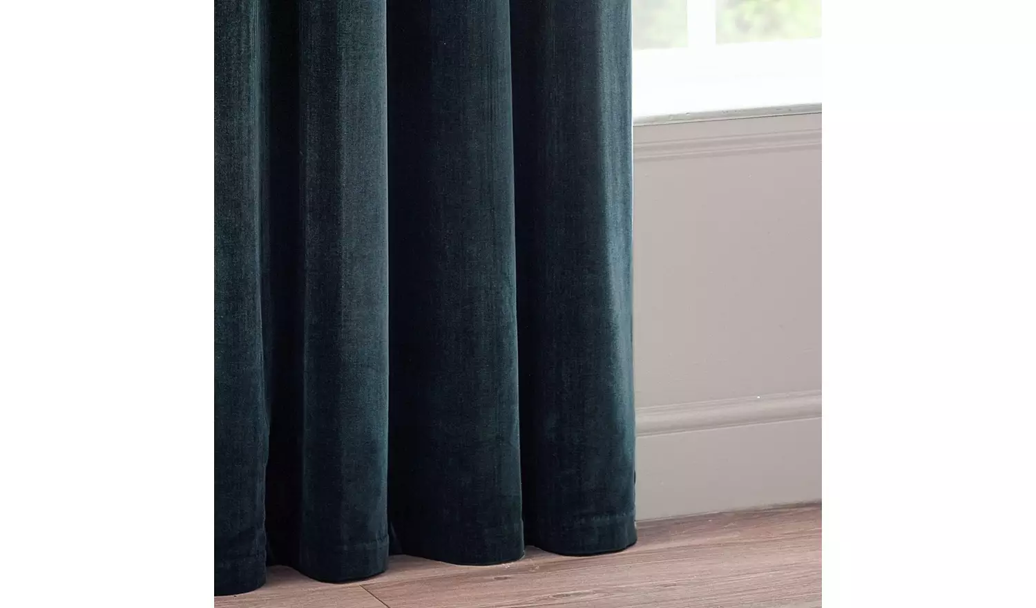 Yard Chenille Fully Lined Eyelet Curtains - Navy - 168x229cm