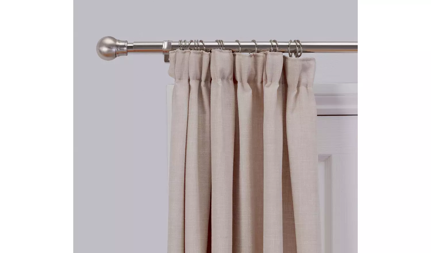 Argos Home Thermal Door Curtain - Cream