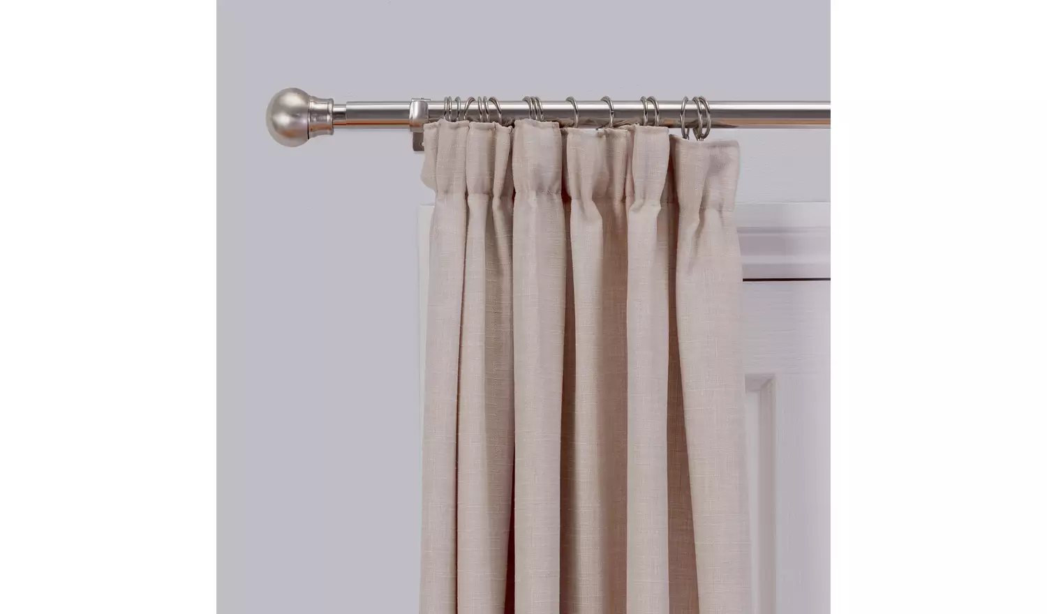 Argos Home Thermal Door Curtain - Cream