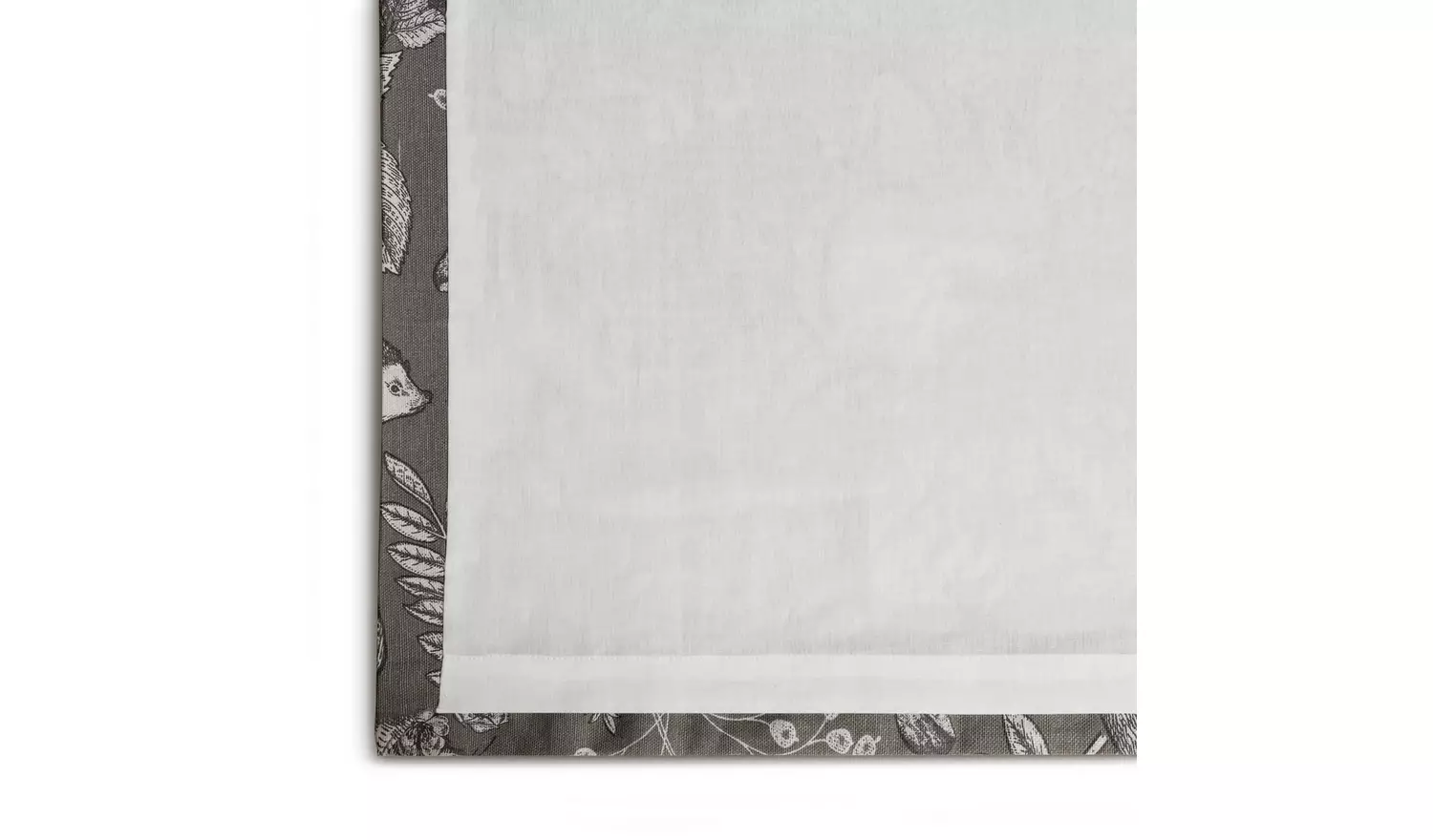 Habitat Forest Print Fully Lined Eyelet Curtains - Grey