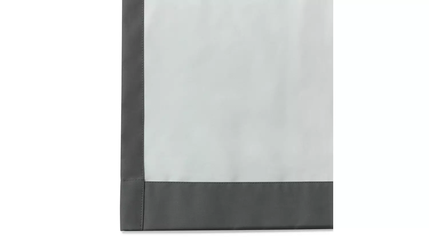Habitat Blackout Plain Eyelet Curtains - Flint Grey