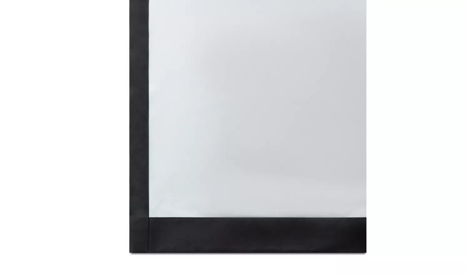 Habitat Blackout Plain Pencil Pleat Curtains - Black