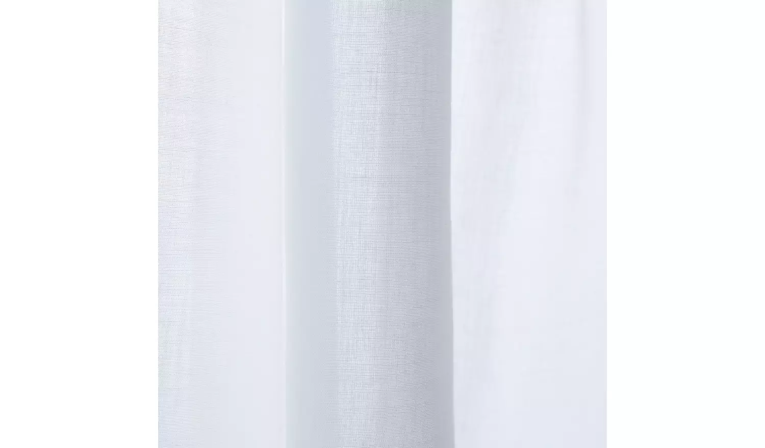 Habitat Plain Voile Curtains Panel - White