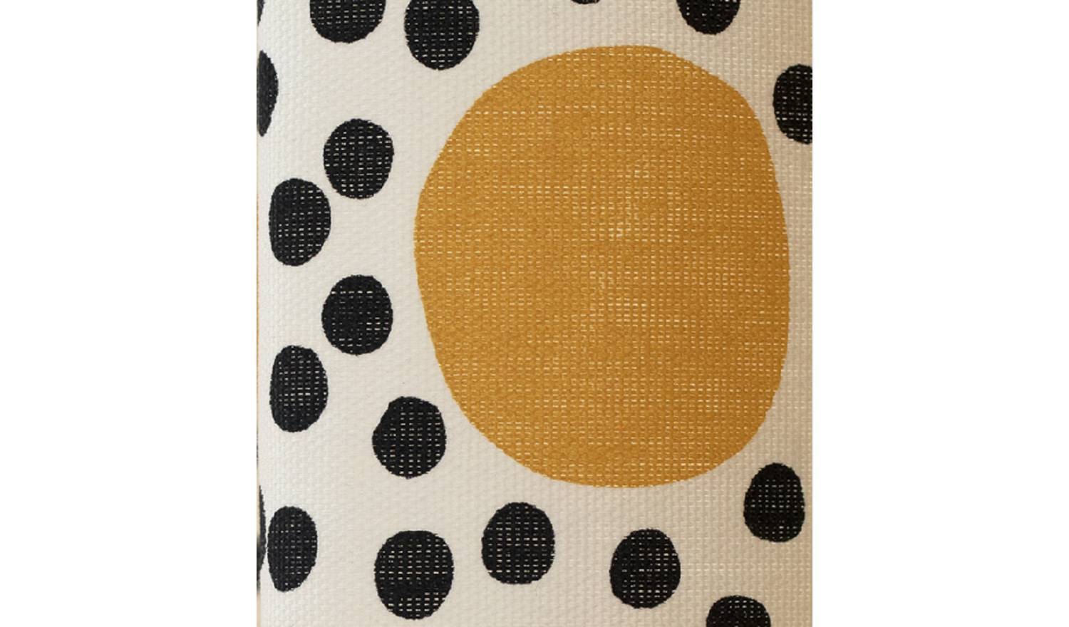 Habitat Sunshine Geo Print Eyelet Curtains - Yellow