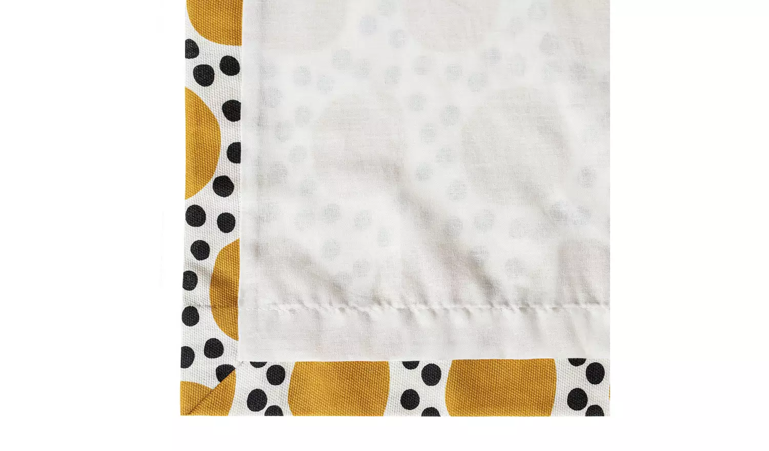 Habitat Sunshine Geo Print Eyelet Curtains - Yellow