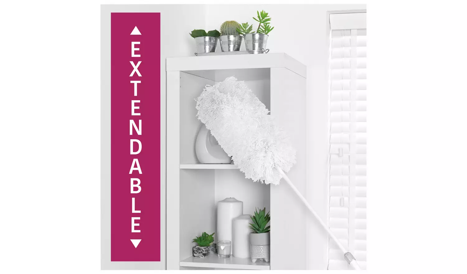 Kleeneze Extendable Microfibre Fluffy Duster